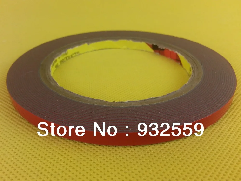 

6mmX5M 3M Automotive Acrylic Foam Tape GT6008 grey 0.8mm thick free shipping
