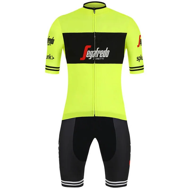 pro team sunweb красный велокостюм для велоспорта цельный короткий рукав летний Боди Одежда для велоспорта MTB Ropa Ciclismo speedsuit - Цвет: yellow tre