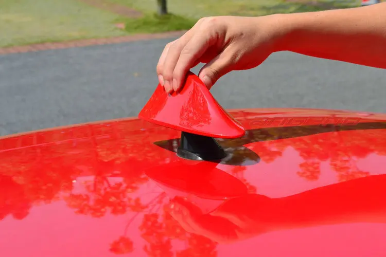 Auto Car Shark Fin Antenna Aerials With AM FM Radio Signal For Volkswagen Polo Modifiction Conversion Free shipping replacement car am fm radio antenna black