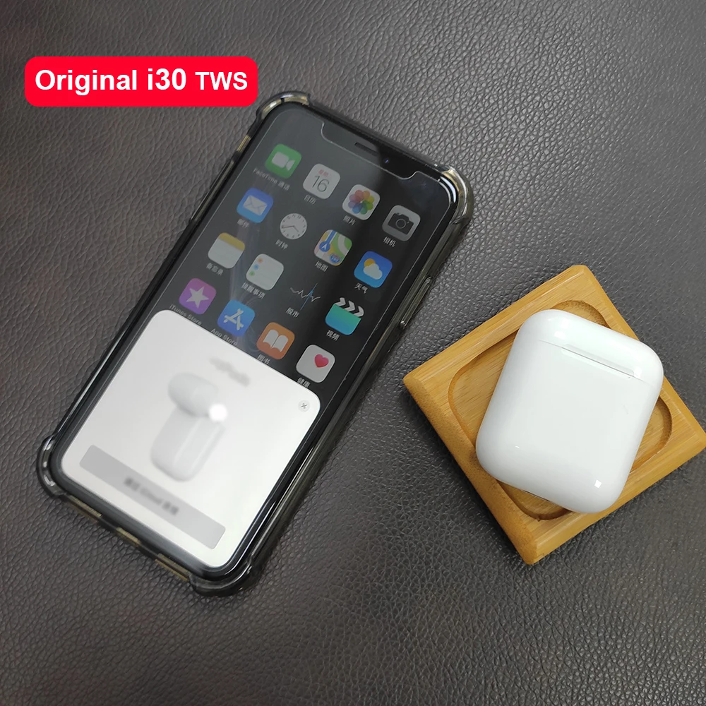 i30 TWS Pop-up 1:1 размер копия AirPODS - характеристики