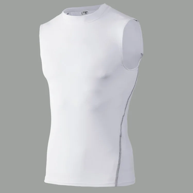 E-BAIHUI Summer Quickly Dry Compression Vest Men's Running Vest Training Vest Tank Top Fitness Sleeveless Tights Men Tops Vests E-BAIHUI Summer Quickly Dry Compression Vest Men's Running Vest Training Vest Tank Top Fitness Sleeveless Tights Men Tops Vests