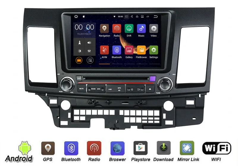 Sale Yessun For Mitsubishi Lancer 2007~2015 Android Multimedia Player System Car Radio Stereo GPS Navigation Audio Video 1