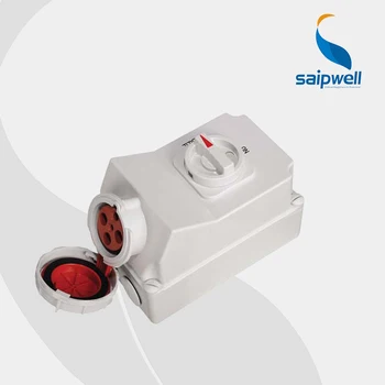 

IP67 4P 63A 400V Mechanical Interlock Switch Socket (SP-5110)