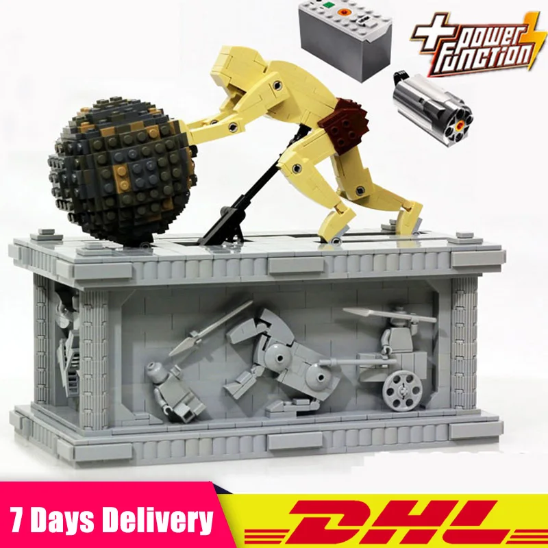 

LEPIN 23017 1462Pcs Genuine Technic The MOC Sisyphus Moving Building Blocks Bricks Toys with Motor Compatible LegoINGlys 1518