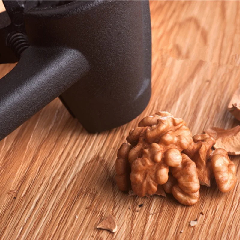 Pecan Walnut Plier Opener Tool with Non-Slip Handle Heavy Duty Nut Cracker Boddenly Heavy Duty Nutcracker Pecan Walnut Plier Opener Tool with Wood Handle