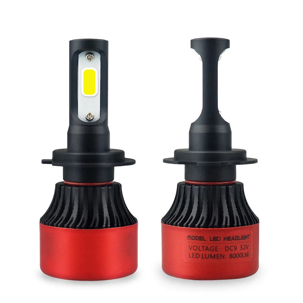 

Car LED Headlight Kit 72W H7 COB LED 16000LM Auto Car Headlights Kit Driving Bulbs Lamps 6000K Car Accessories