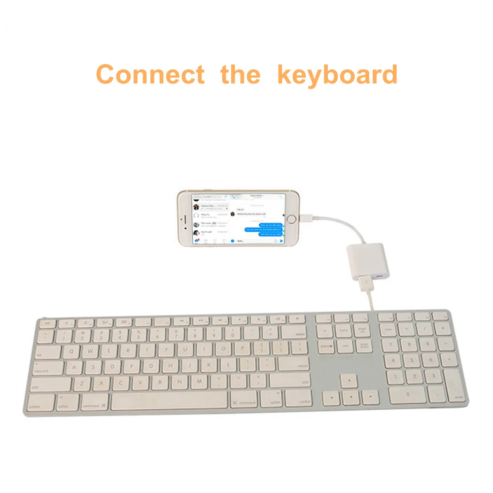 Кабель переходник с Lightning на USB 3 для iPhone iPad 5 В 8pin|Кабели USB| |