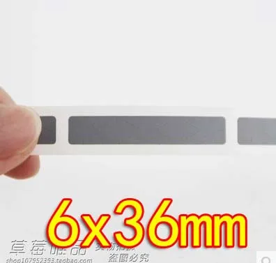 

5x36mm Diy Scratch coating Scratch card sticker coating film(1roll/1000pcs)