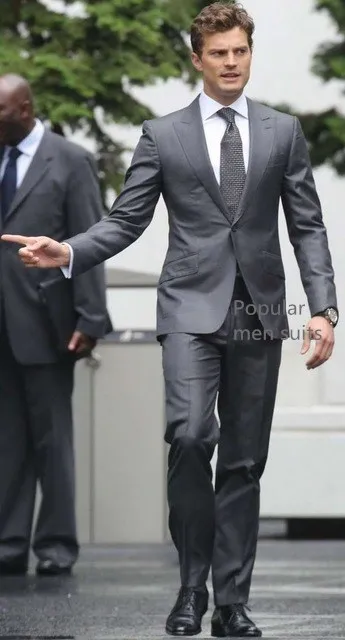 2017-gray-gentleman-s-dress-gun-collar-Wedding-dress-mens-two-buttons-suits-slim-wedding-men_