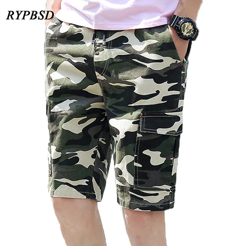 Buy Summer New Army Red Military Camouflage Shorts Men