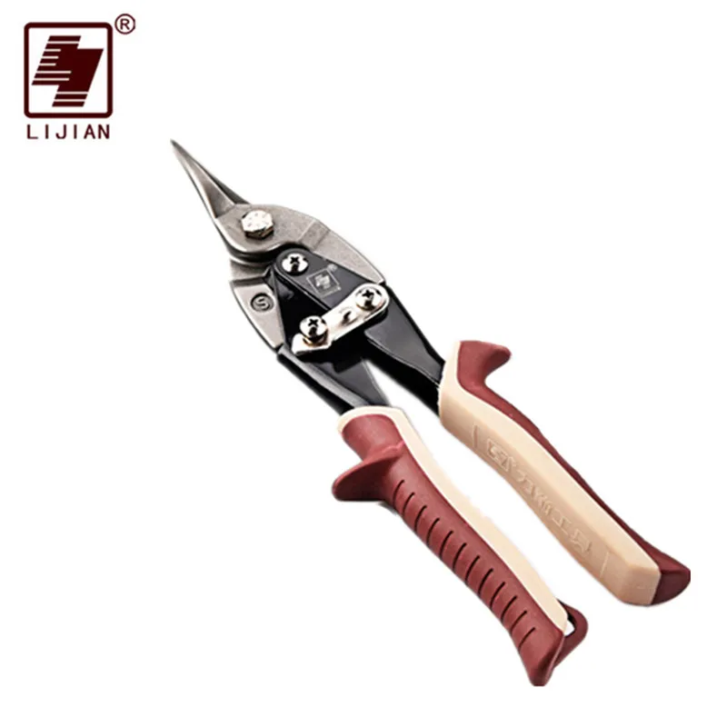 LIJIAN 10" Taiwan Straight Cut Snip Aviation High Quality Metal Tin