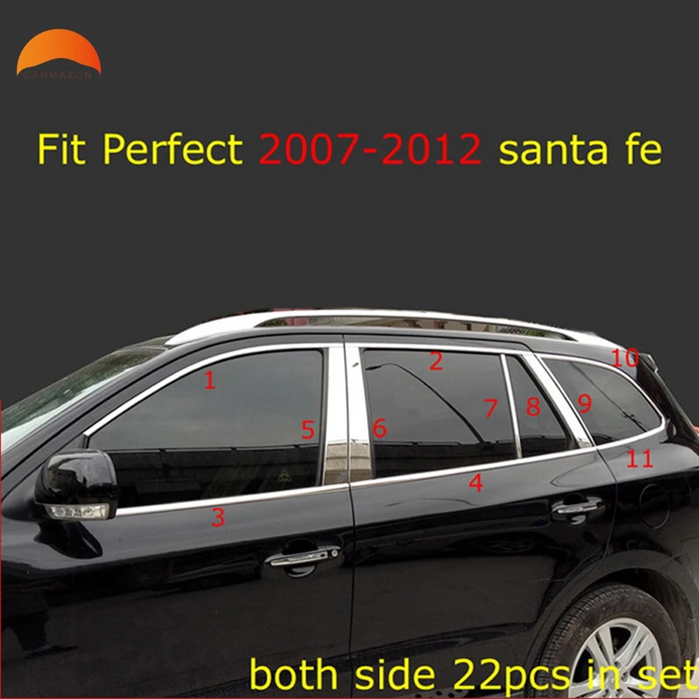 Fit for Hyundai Santa fe 2007 2008 2009 2010 2011 2012 Steel Full Set