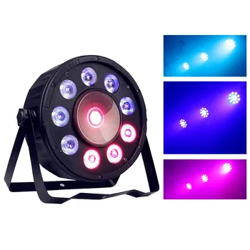 

LED flat par 9x10W+30W Digit PAR Led Disco Light RGB 3IN1 LED Light Stage DJ Light DMX Led Par Par 54 Party Lights in bar