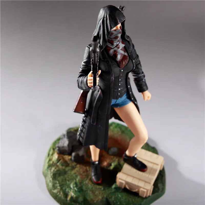 Player Unknown s Battle Grounds PUBG Model Doll PVC 24cm Game Figurine Action Figure Winner winner 
