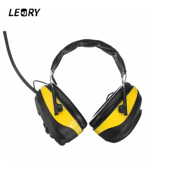 

LEORY NRR 28dB Electronic Hearing Protector AM FM Radio Earmuffs Electronic Shooting Headset with LCD Display