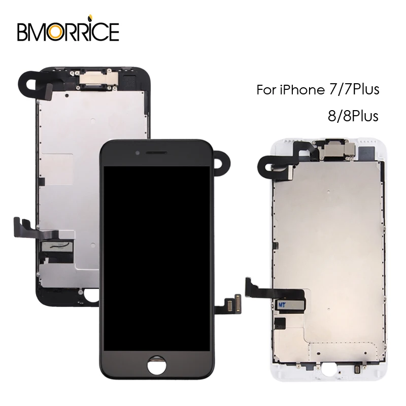 

LCD Display For iPhone 7 Plus 8 Plus 7G 8G Touch Screen Digitizer with Front Camera+Earpiece Speaker Full Assembly Replacement