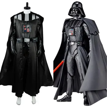 

Dark Lord Darth Vader Cosplay Costume Adult Men Jacket Cloak Glove Full Set Halloween Carnival Costume