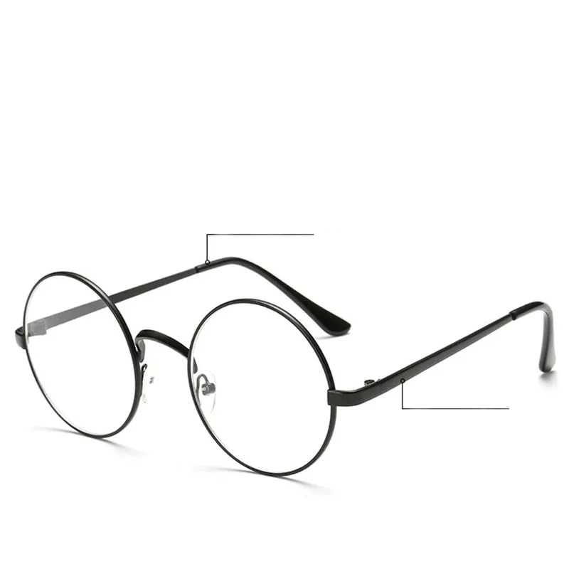 

1 PC Chic Eyeglasses Retro Big Round Metal Frame Clear Lens Glasses Nerd Spectacles #J