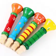 Высококачественный игрушечный музыкальный инструмент красочные деревянные buglet музыкальные игрушки духовой инструмент Детские развивающие игрушки