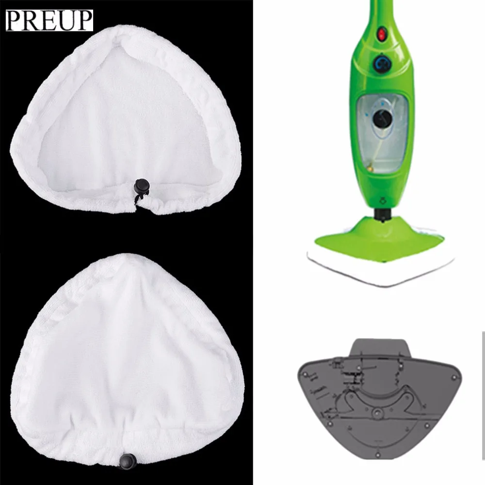 

2017 1 PC Model Steam Mop Replacement Pad Mop Clean Washable Cloth Microfiber Mop Head In Mop Reusable Cloth For H2o X5