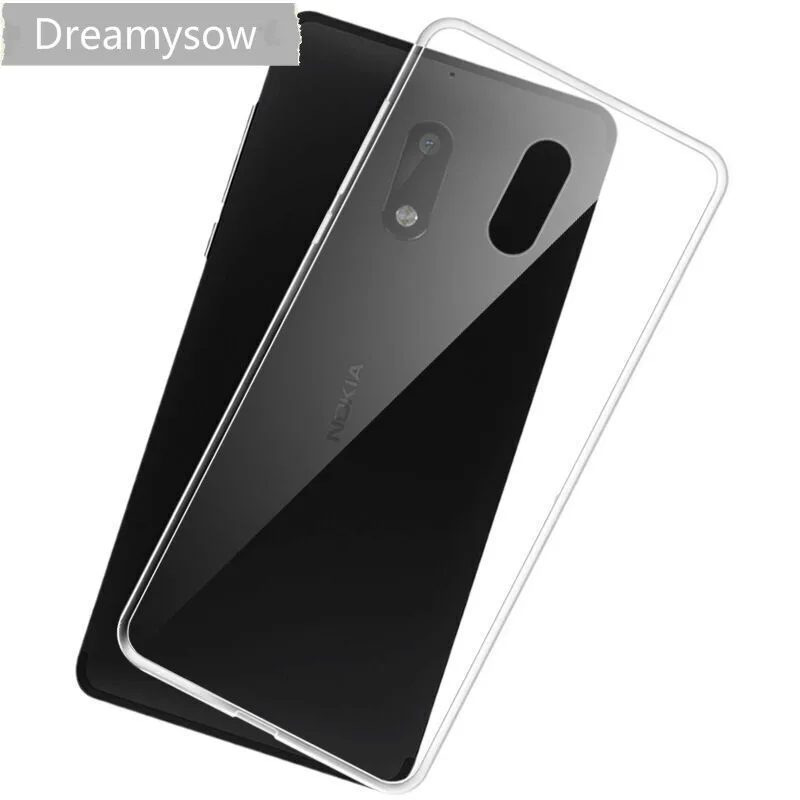 

Crystal Transparent Soft Phone Cover Case For Nokia 6 2018 7 Plus 8 9 1 2 3 5 540 830 532 535 930Clear Silicone TPU Bags
