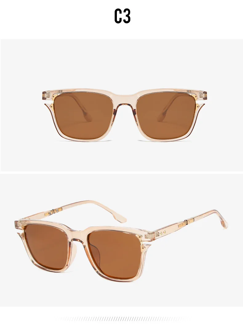JackJad модные крутые квадратные стильные поляризованные TR90 солнцезащитные очки мужские винтажные Двухточечные брендовые дизайнерские солнцезащитные очки Oculos De Sol