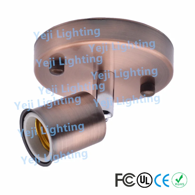

AC110-250V E27 / E26 Socket ceramic holder Edison vintage Ceiling canopy ceiling light Wall Lamp led Bulb lighting accessories