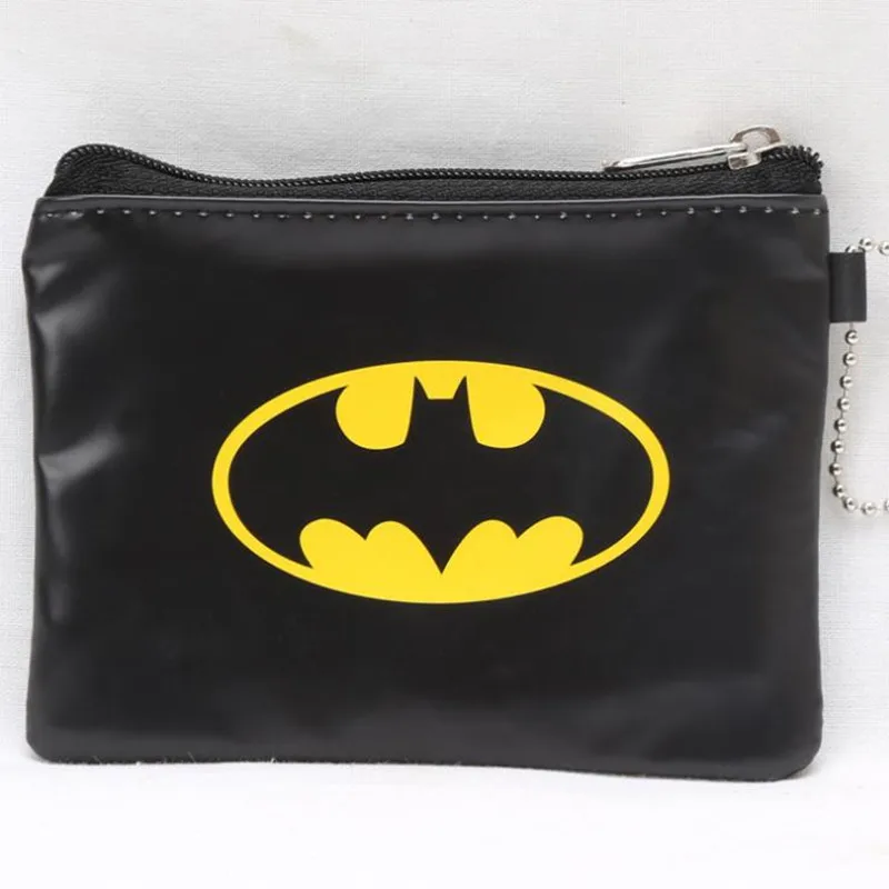 

12*10cm Cartoon Batman Coin Purses Women Wallets 3D Pouch Kawaii Card Holder Key Money Bags for Girls Ladies Kids Child Purse