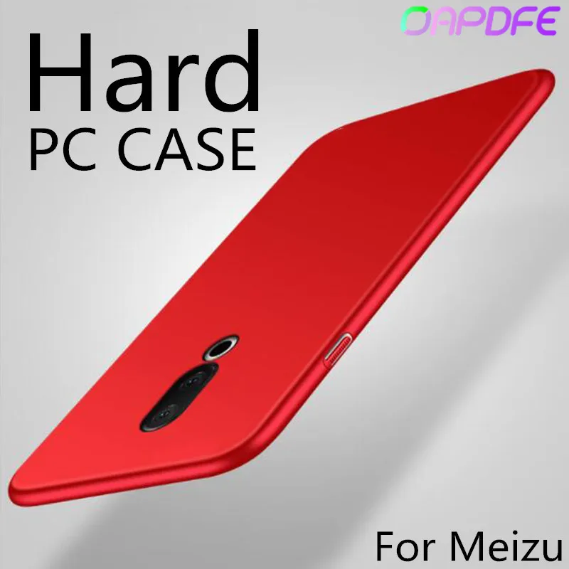 

Ultra Slim Hard PC Cases For MEIZU 16th Plus 16X M6 Note 8 Matte Protective shell for meizu 15 16 Lite Plus X8 M6T M6S coque