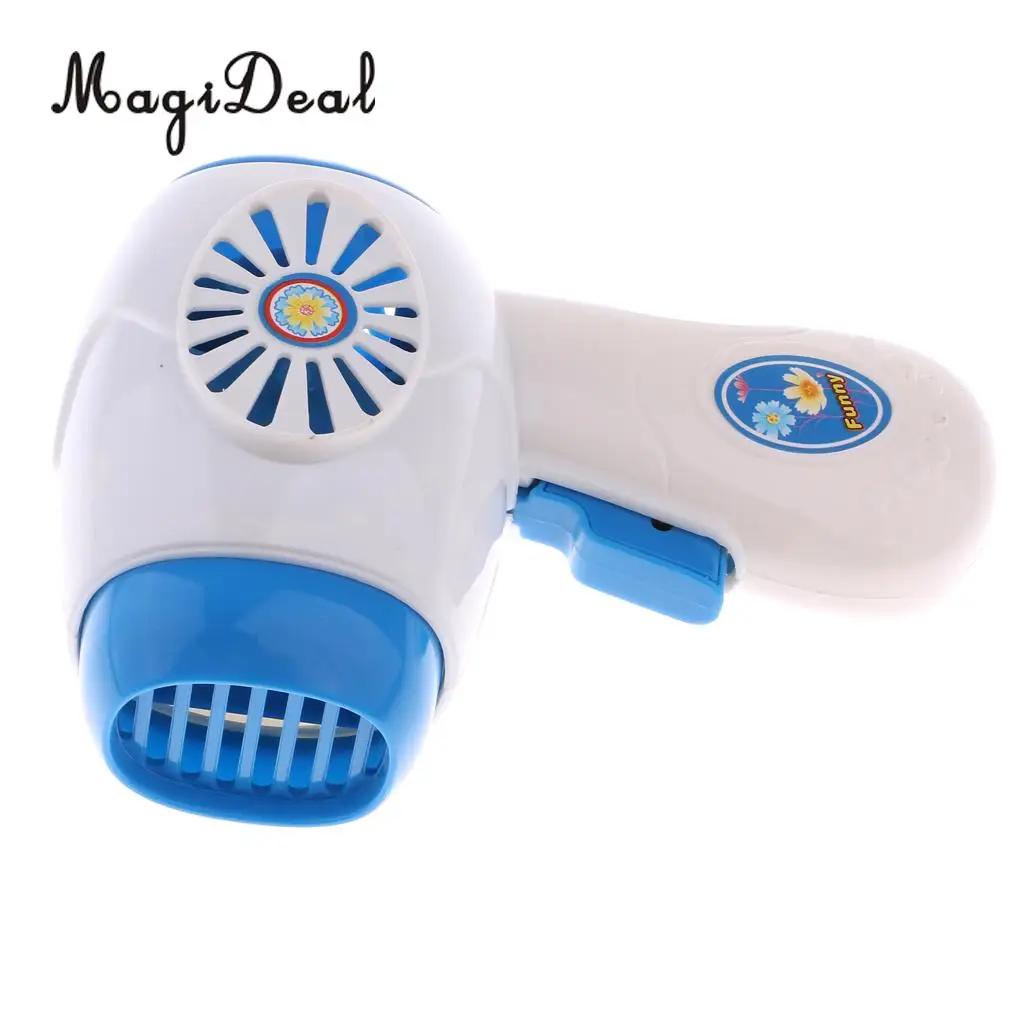 Lovely Mini Hair Dryer Model Home Appliances Household Electrical Children Kids Baby Role Playing Toys Birthday Christmas Gift