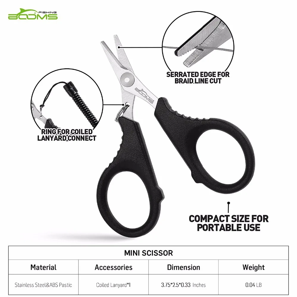 Бум Рыбалка S1 леска ножницы супер острое лезвие для плетеной линии резки