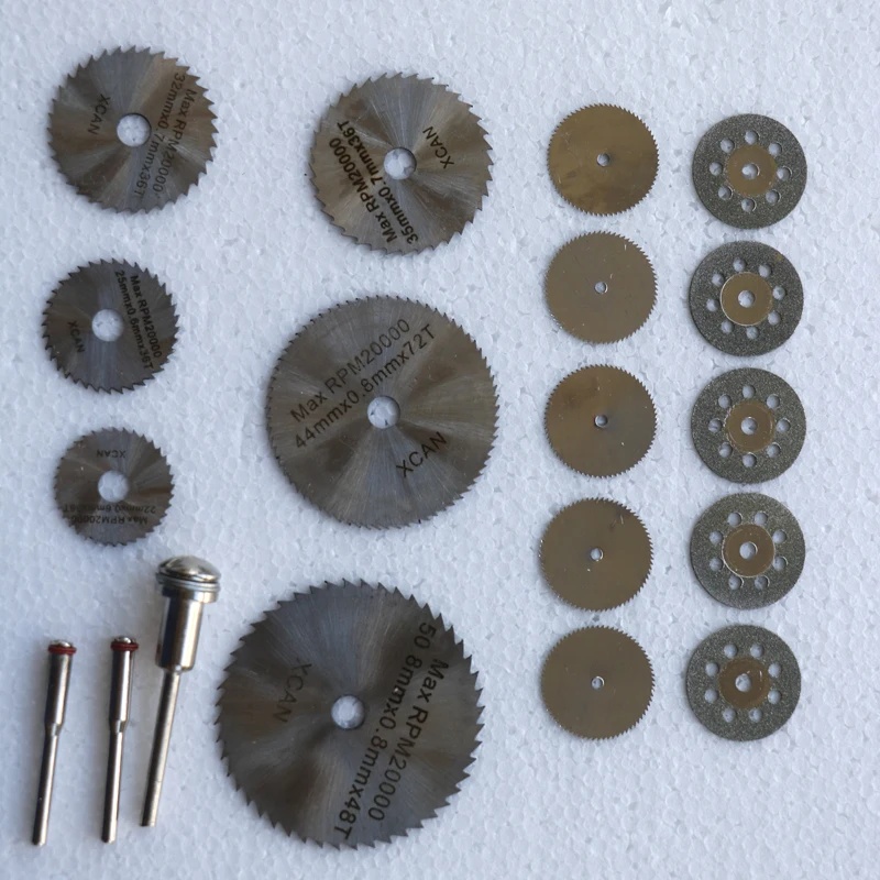 Buy 19pcs metal dremel rotary tool circular saw blade