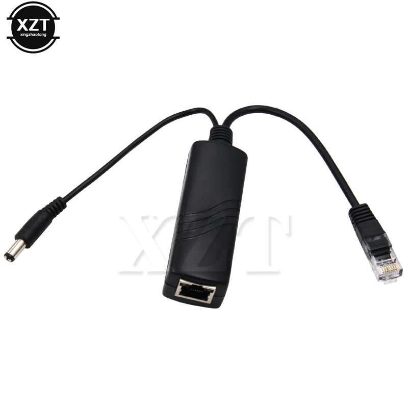 Новый RJ45 кабель адаптер POE переключатель сплиттер инжектор DC 48V до 12V / 5V сепаратор