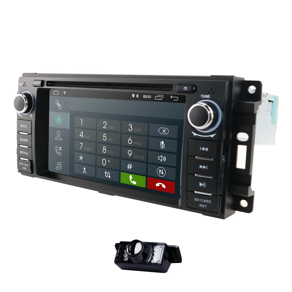 Автомобильный монитор, DVD проигрыватель для Wrangler Компас Grand Cherokee 2008-2011 с gps навигация мультимедийное радио рулевого колеса BT DVR