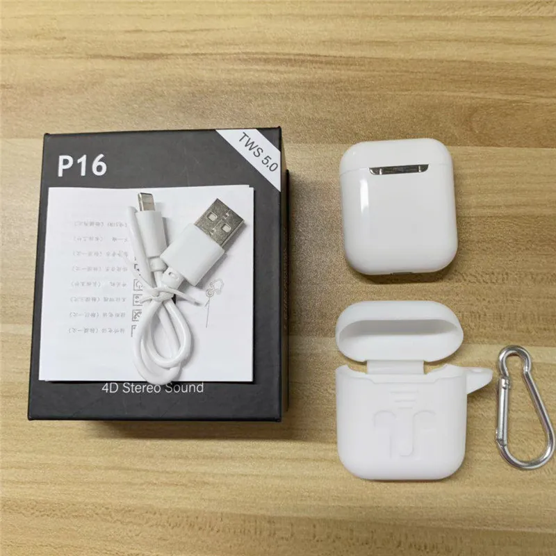 

Original P16 tws Bluetooth 5.0 Earphones 3D Stereo Sound Touch Control Auto Pairing Wireless Headphones vs i10 i11 i20 i80 tws