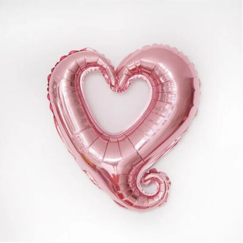 

Foil balloons 5pcs/lot18 inch pink hook-shaped ballon baby birthday party decorations adult wedding star balloon wholesale