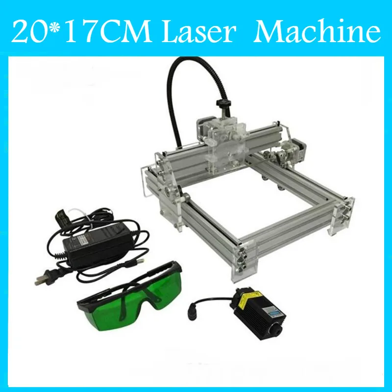 

7W Blue Violet mini Laser Engraving Machine laser height adjustable Carving lathe work area 20*17CM