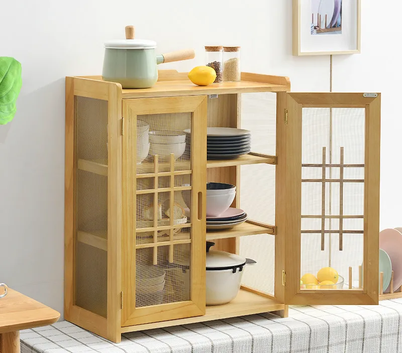 Луи Мода маленькие деревянные шкафы кухонные чаши простые бытовые шкафы боковые шкафы Экономичные
