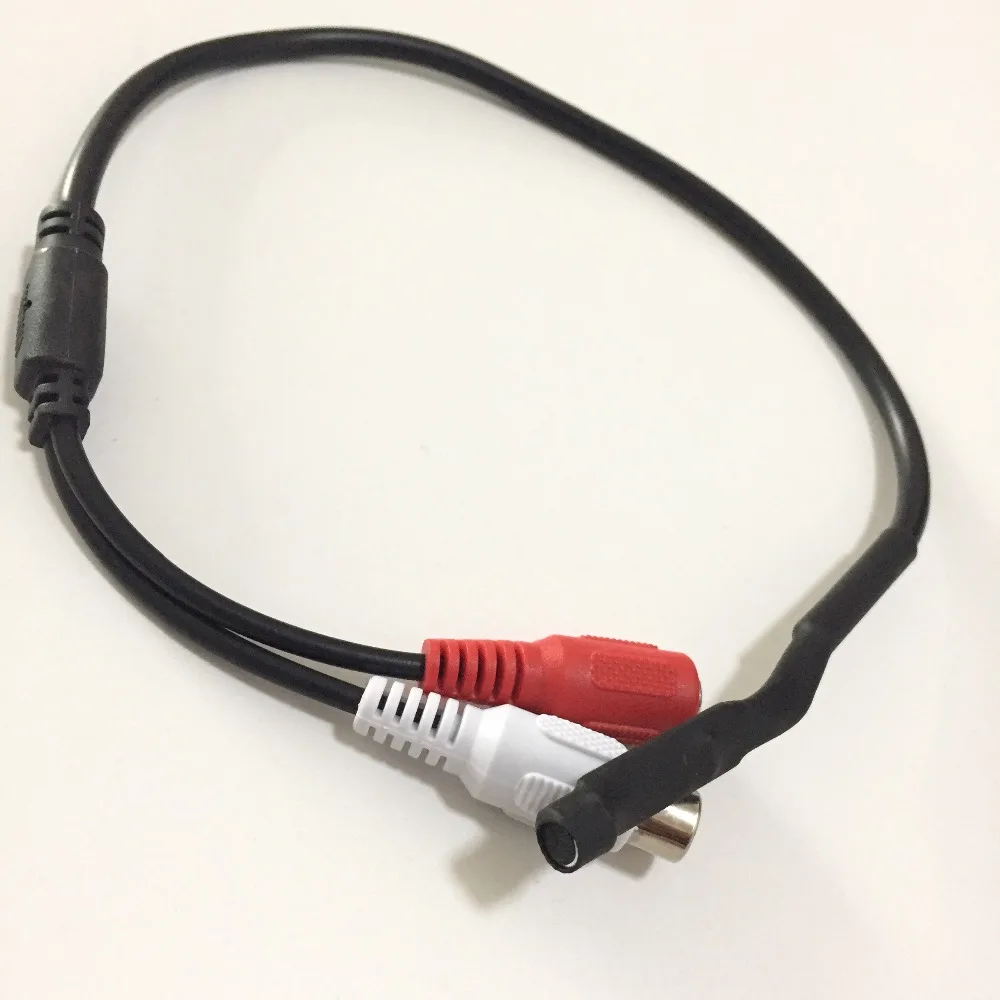  New Mic Audio Microfono per CCTV di Sicurezza DVR Della Macchina Fotografica di CC 12V CCTV Microfo