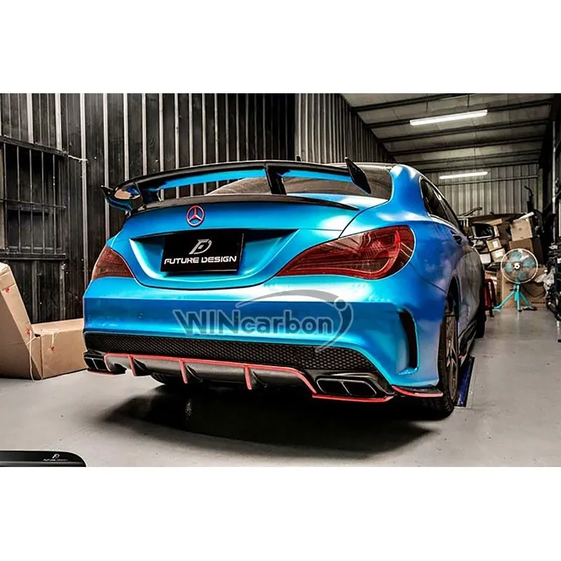 

Real Carbon Fiber GT Rear Trunk Spoiler For Mercedes benz CLA CLASS W117 C117 CLA45 200 250 260 2013UP