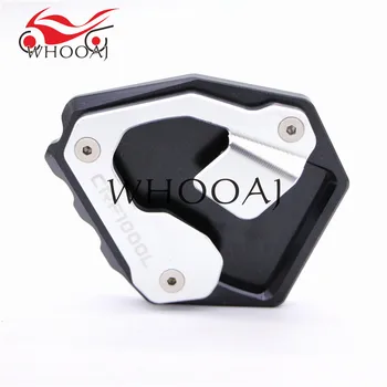 

Motorcycle Side Stand Enlarger CNC Kickstand Enlarge Plate Extension Pad Red for Honda CRF1000L CRF 1000 L