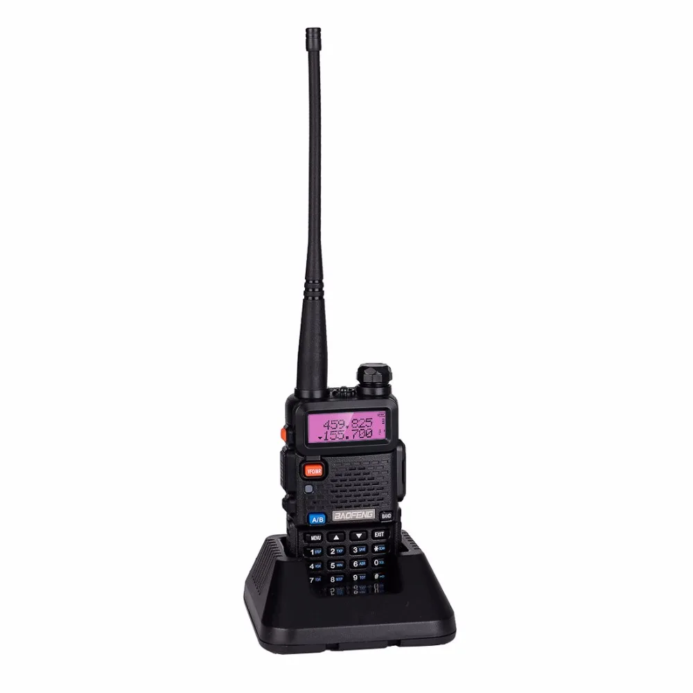 BaoFeng UV 5R портативная рация VHF/UHF Двухдиапазонная двухсторонняя радио