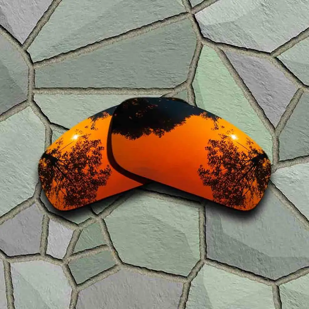 Red Orange Красные оранжевые солнцезащитные очки поляризованные Сменные линзы для Окли монстра пуп - Цвет линз: Red Orange