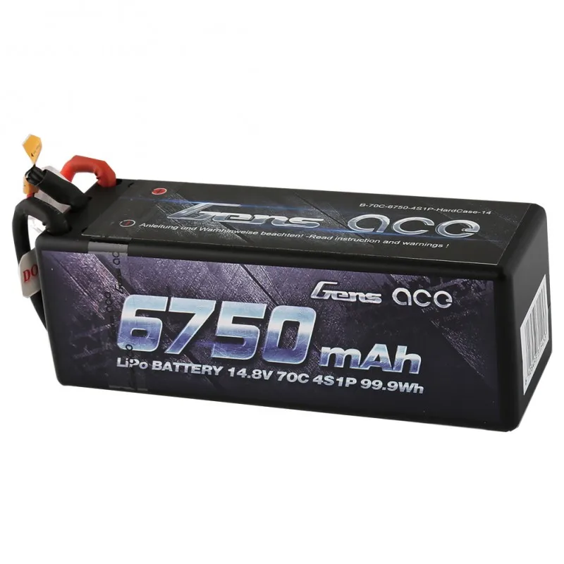 Gens ace Lipo аккумулятор 4S 6750mAh Lipo 14,8 V аккумулятор XT90 Deans штекер 70C для 1/8 автомобилей Mugen MBX7 ASSO RC8B3 ARRMA Outcast Car