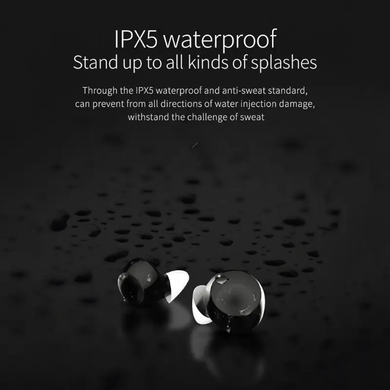 K20 TWS Bluetooth 5,0 настоящие беспроводные Bluetooth наушники с сенсорным управлением стерео наушники мини Спортивная гарнитура с микрофоном Горячая