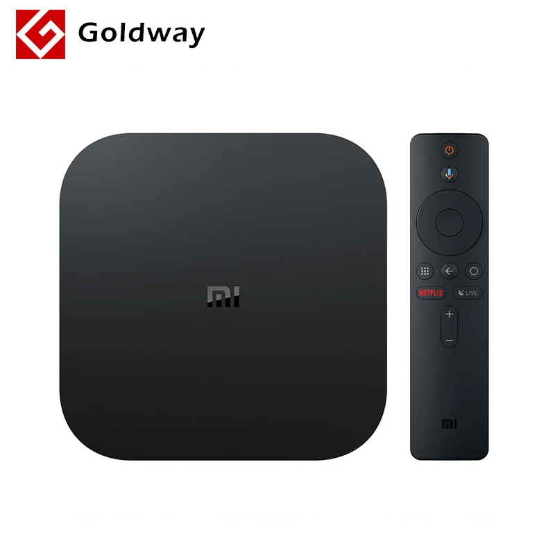 2018 Оригинал Xiaomi Mi TV BOX S Smart 4K Ultra HD 2G 8G Android 8 1 WIFI Google Cast Netflix медиаплеер IPTV