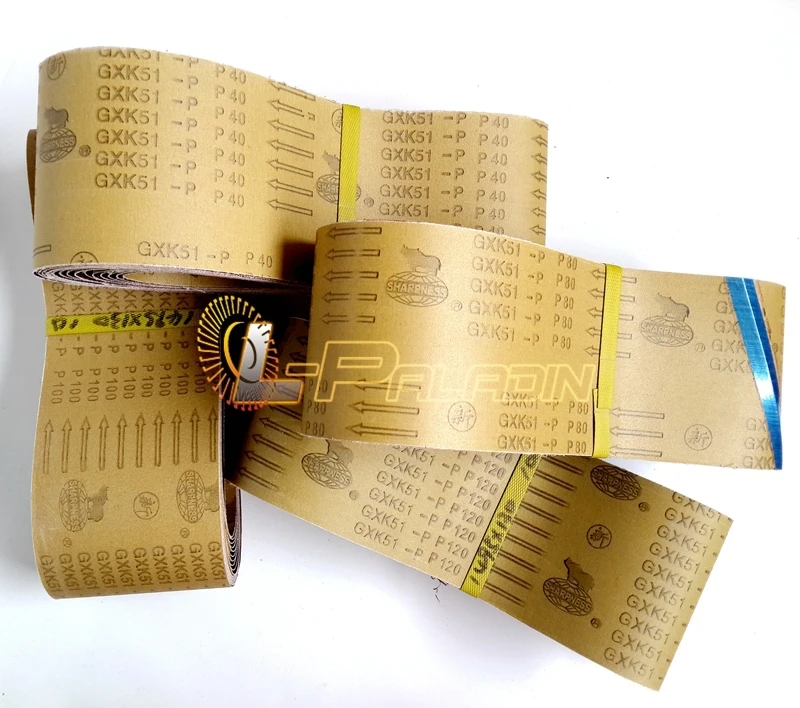 40 pieces 1495*130mm P40 P80 P100 P120 Assorted A/O GXK51 P Abrasive