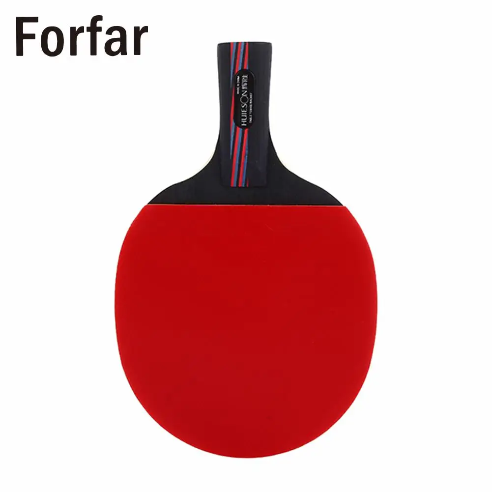 

Carbon Fiber Long Handle Ping Pong Bat Racquet Ping-Pong Racket Athletes Table Tennis Bat for HeeSon Environmental