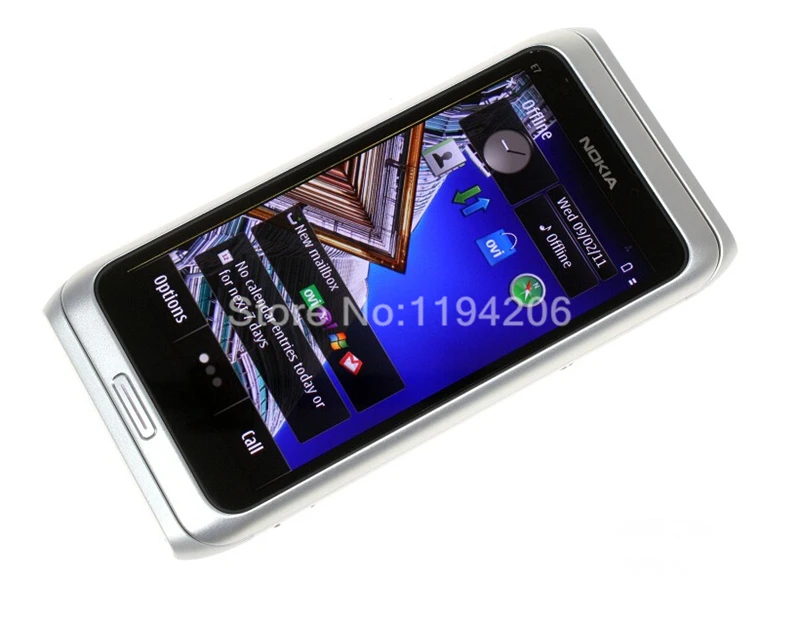 Nokia E7 GSM 4,0 дюймов сенсорный экран 8MP камера GPS WIFI оригинальные разблокированные мобильные телефоны