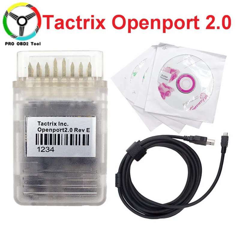 

Tactrix Openport 2.0 With ECU FLASH Open Port USB 2.0 ECU Chip Tunning Tactrix Openport 2.0 OBD2 Connector With All SW Full Set